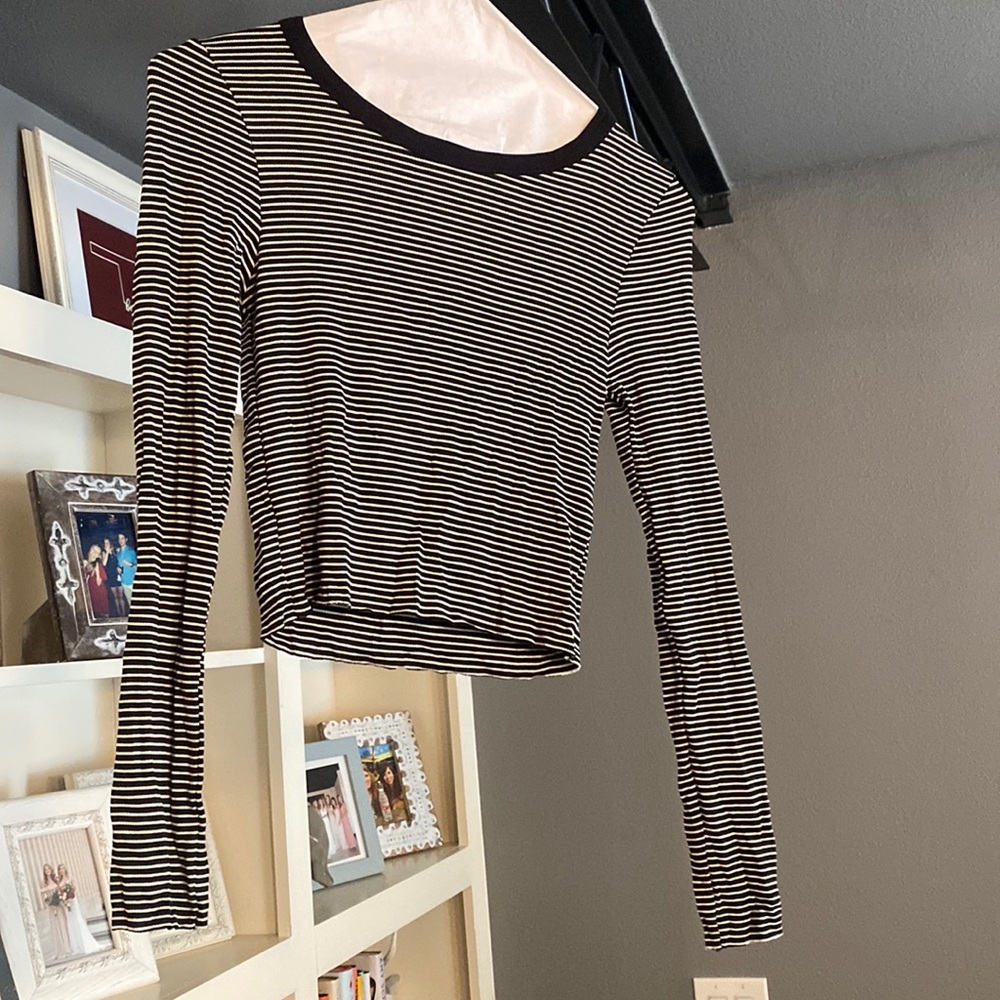 NWT By together striped crop top